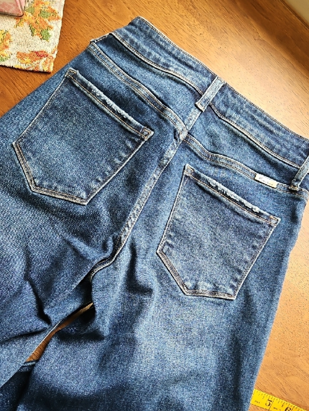 KanCan Dark Blue Wide Leg High-Rise Jeans - Picture 7 of 15